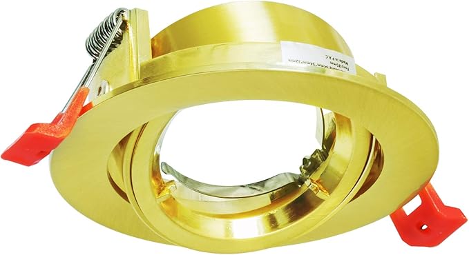 Zeitnet Inc. Moderne draaibare inbouwspot goud 80 mm LED 8 W GU10 plafondlamp 3000K Goud photo 3