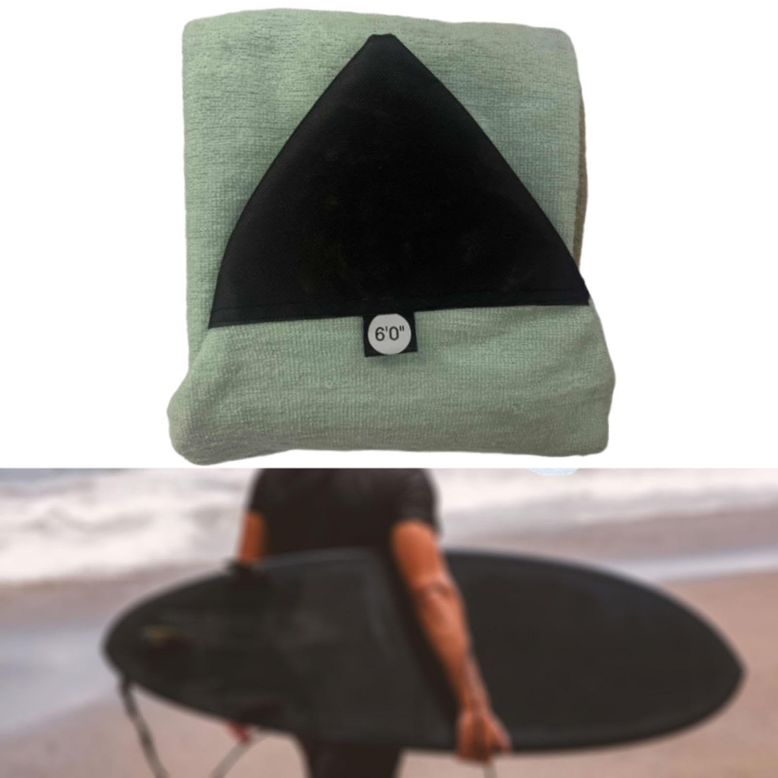 Funda Protectora para Tabla de Surf, Bolsa de Surf Ligera Y Ajustable con Cierre de Cordón, Bolsa Protectora para Tabla de Surf