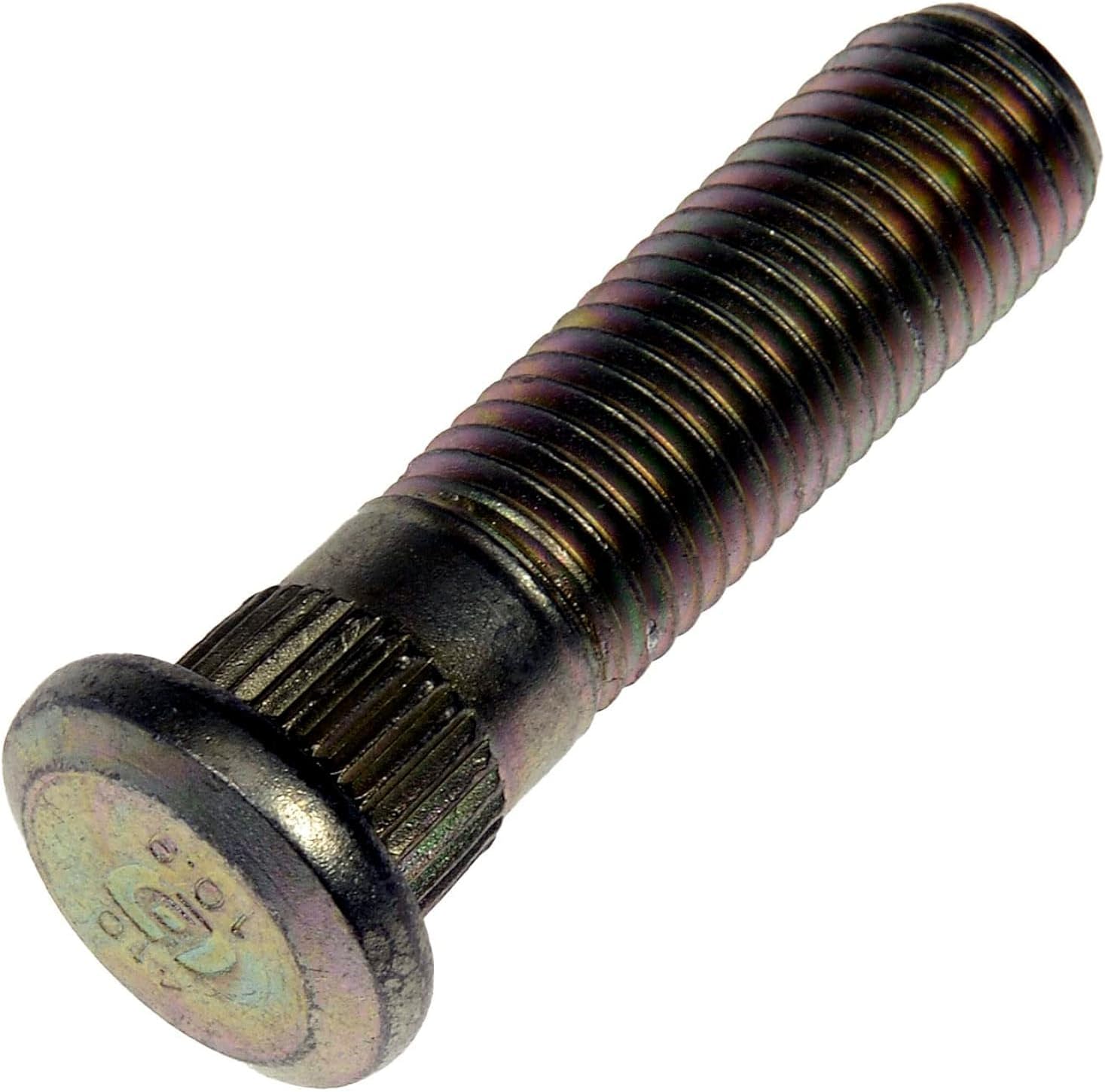Dorman 610-410 Front M12-1.50 Serrated Wheel Stud - 12.90 mm Knurl, 46 mm Length Compatible with Select Mazda Models, 10 Pack