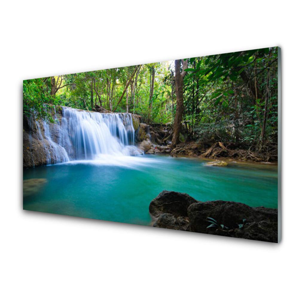Déco design cascade tableau plastique imprimé pour bureau