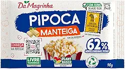 Pipoca de Micro-Ondas da Magrinha Sabor Manteiga 90G