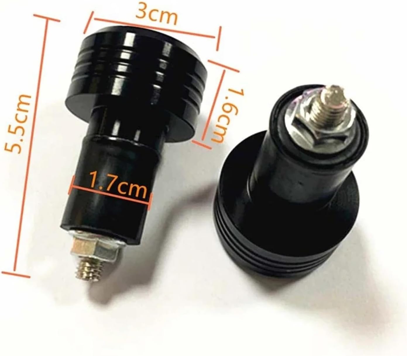 Motorcycle Handlebar End Plug Handlebar Balance Terminal Grips 22mm Universal Aluminum Motorcycle Grip Bar Ends Weight Balance Plug