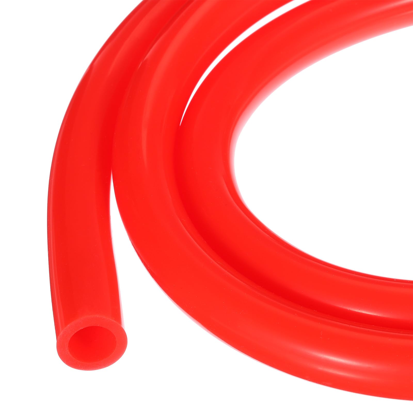 1m(3.3ft) 19mm(3/4") ID x 25.4mm(1") OD Silicone Tubing Red Industrial Plastic Tubing Pure Silicone Hoses for Pump Siphoning Draining Irrigation Brewing