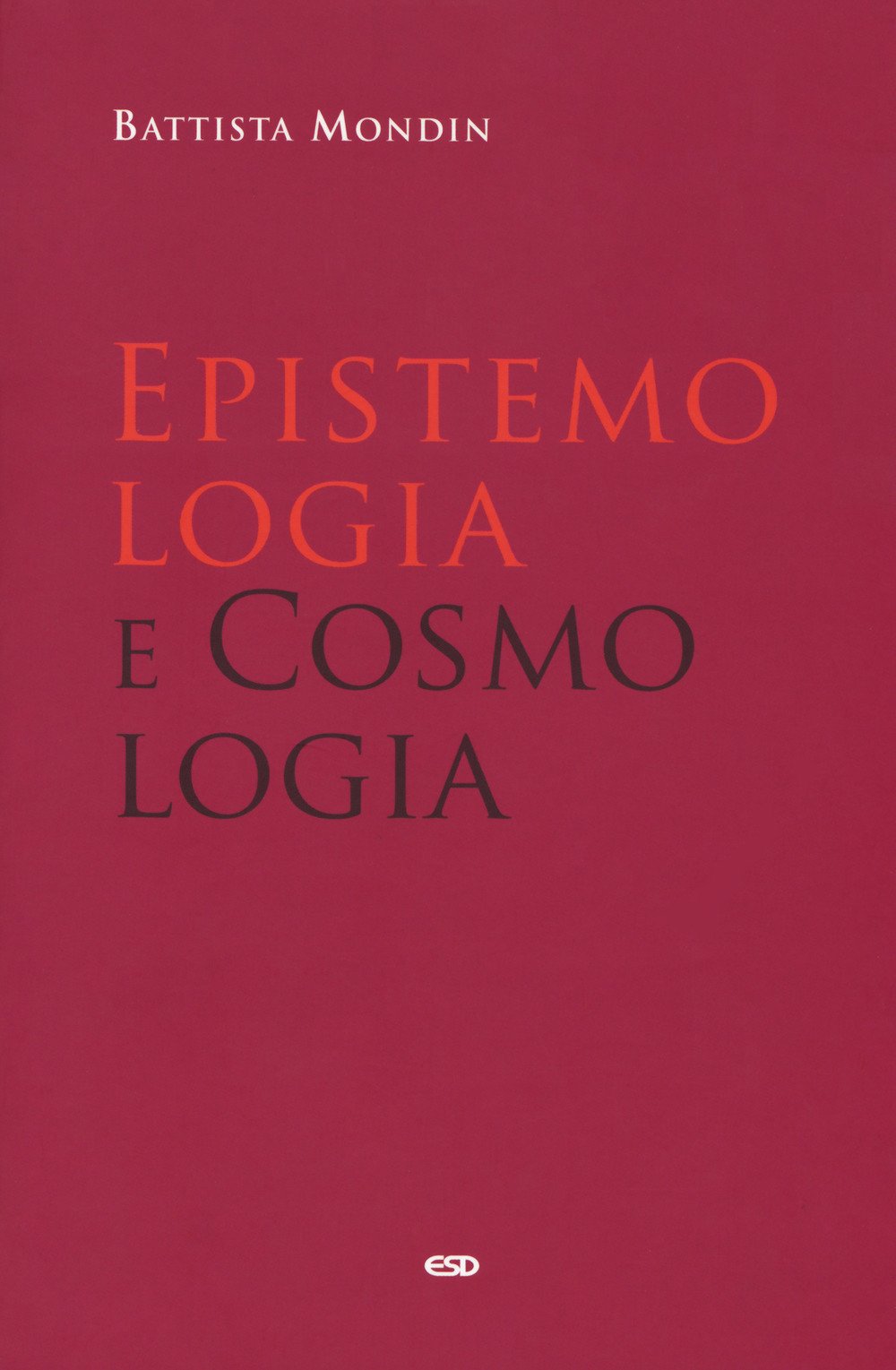 Epistemologia E Cosmologia - 4