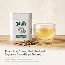 Xah Kukicha Style Tea Stems | Roasted Stem Infusion | Low Caffeine Artisanal Tea | Nutty Flavor | Japanese Style | Refreshing Hot & Cold Brew | 100g gallery image