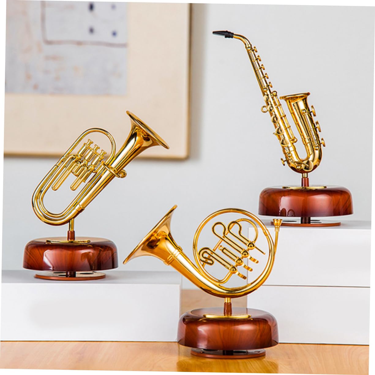 DECHOUS 3 Piezas Caja De Música Instrumentos Musicales Infantiles Modelo Niño El Plastico Piano
