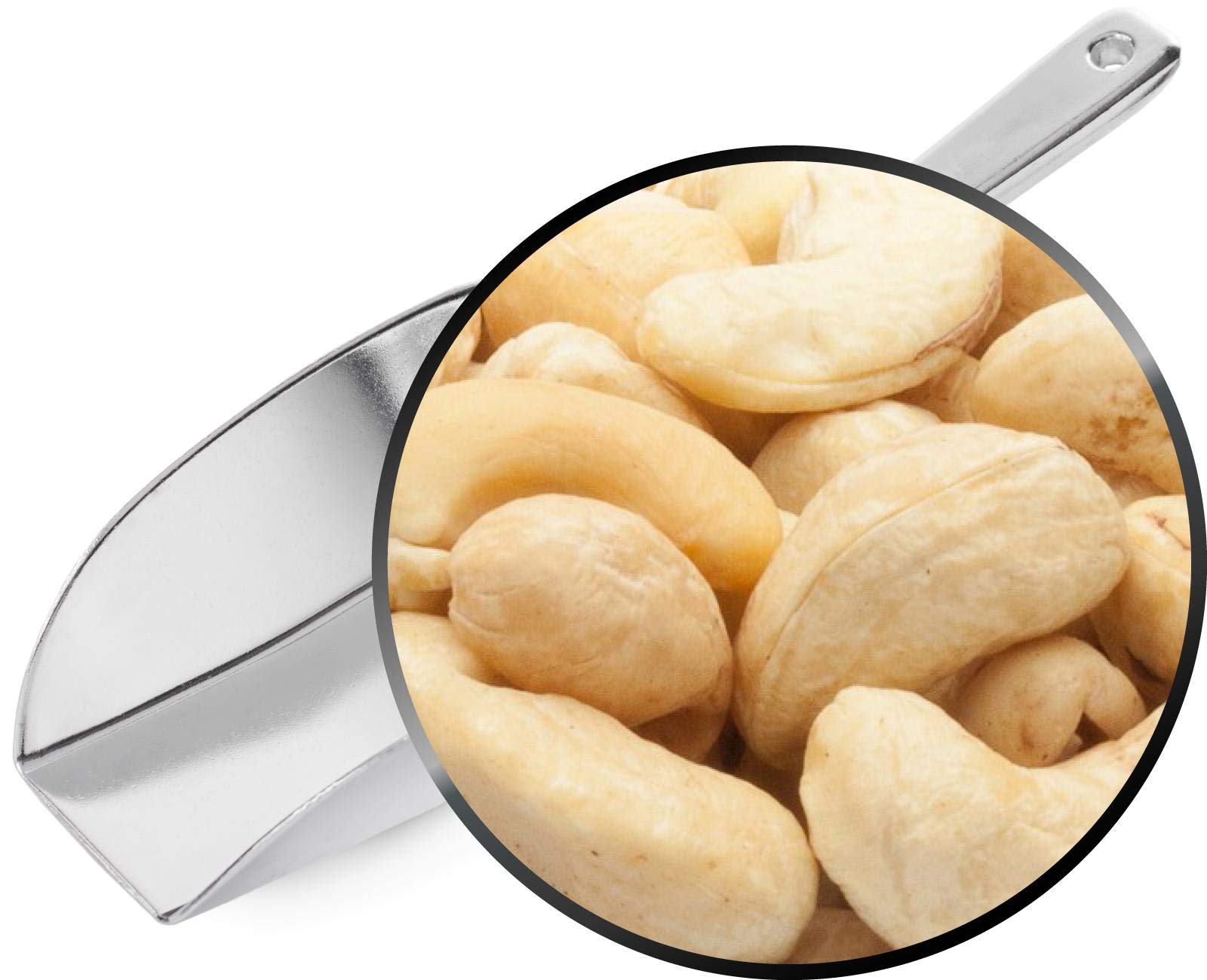 1 x 3kg Cashewkerne unbehandelt Naturprodukt zuckerfrei salzfrei vegetarisch vegan glutenfrei laktosefrei süßlich mild 19 % Protein Premium Qualität