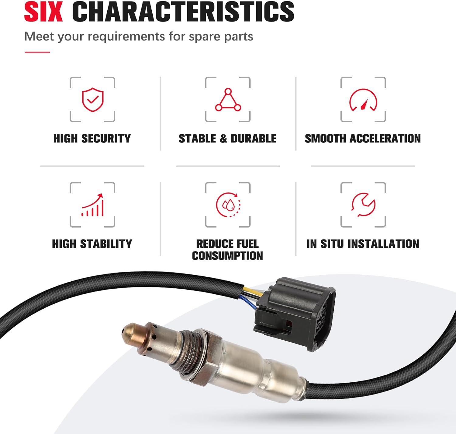 O2 Oxygen Sensor Compatible for Mazda 6 2009 2010 2011 2012 2013 l4 2.5L, Upstream, Replace# L509188G1A