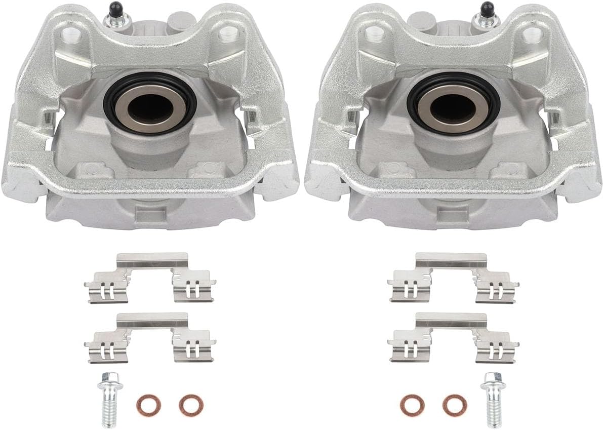 AUTOMUTO Rear Left & Right 18-B5030 18-B5031 Disc Brake Calipers With Bracket For Cadillac 2007-2018 For Chevrolet 2007-2018 For GMC 2007-2018