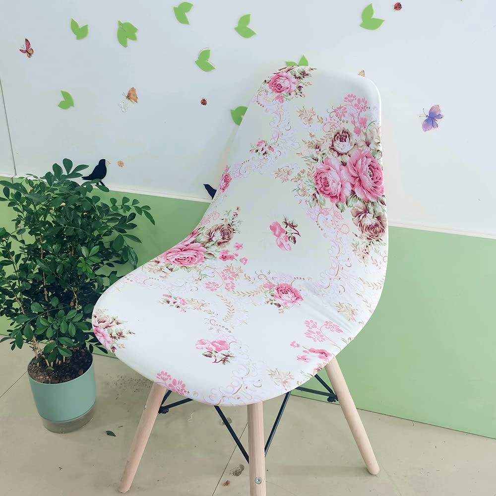 Housses De Chaise Scandinaves CHNSHOME - 4/6 Pièces - Polyester Extensible - Protection 360°