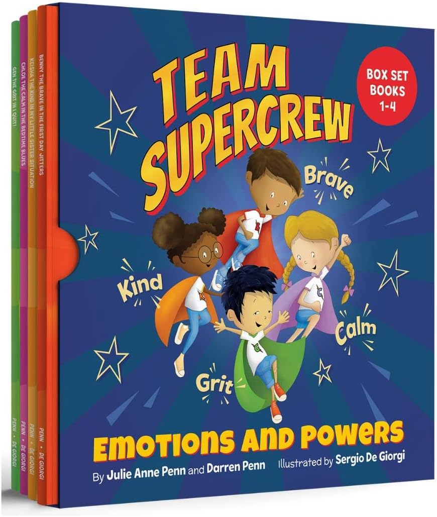 Team Supercrew - Emotions and Powers: 4 Book Box Set (Books 1-4)