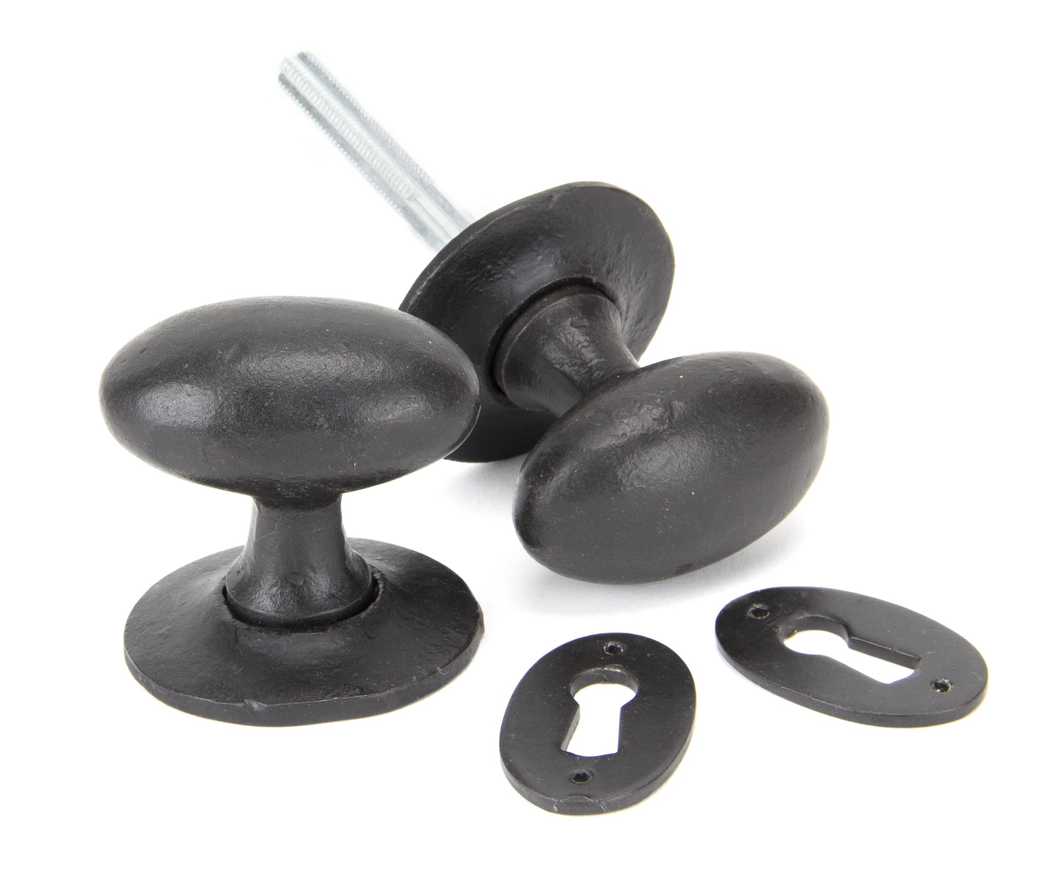 From the Anvil External Beeswax Oval Mortice/Rim Knob Set