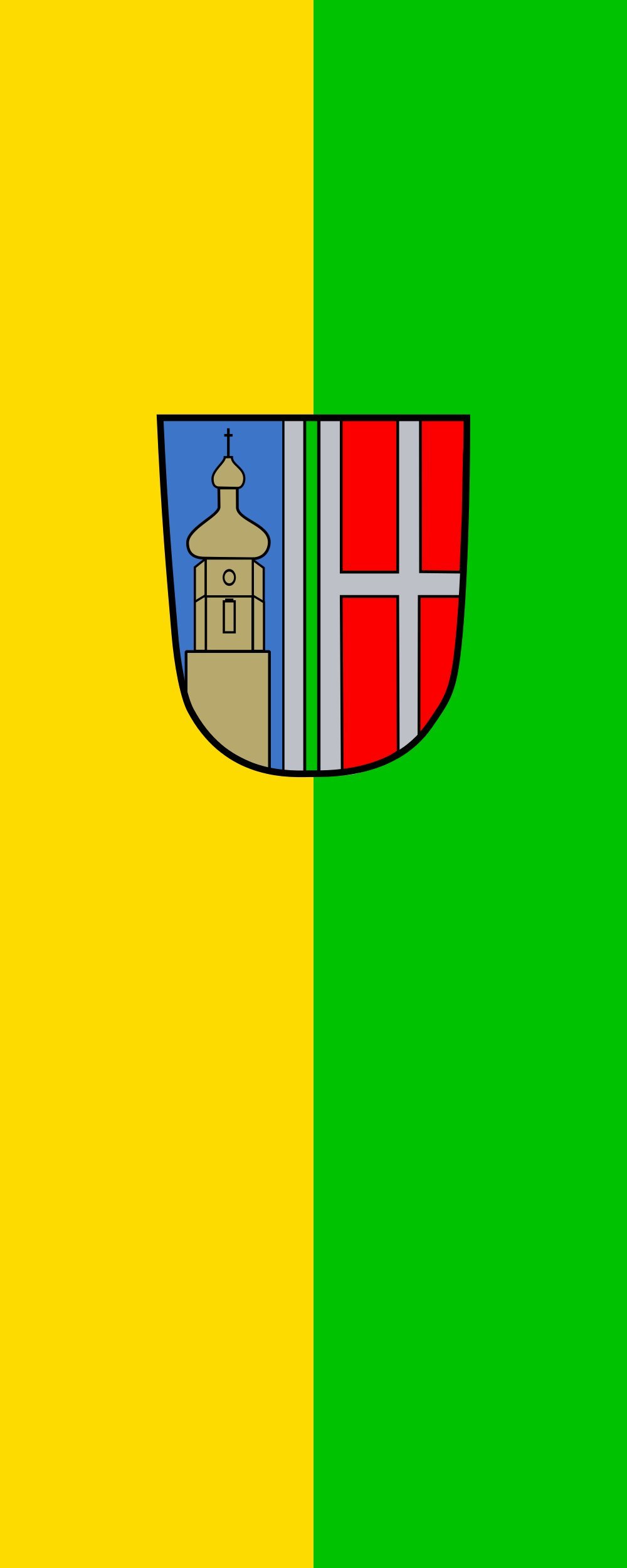 Drapeau Schweitenkirchen portrait 3.5m² pour remplacer vos pavillons usés