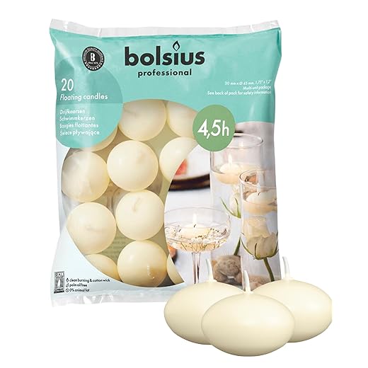 Bolsius Floating candles – Ivory