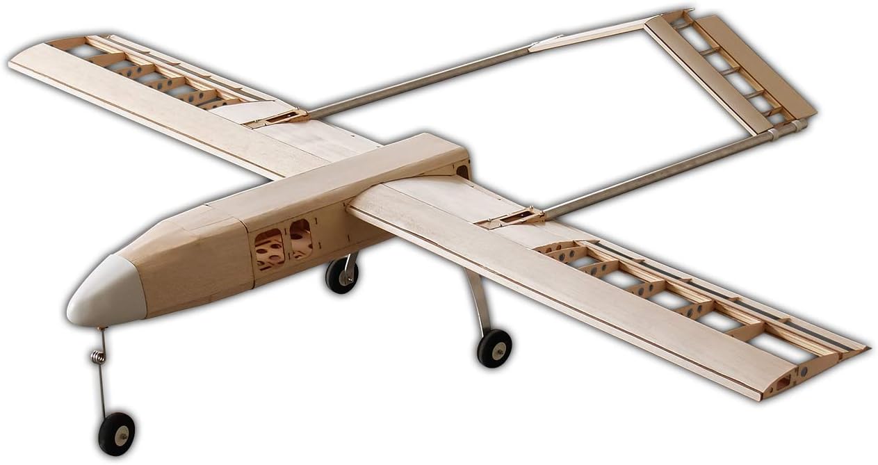 DW Hobby Radio Controlled RC Plane Large Scale AAI RQ-7 Shadow model Aircraft 1999mm Wingspan Laser Cut balsa wood Airplane building Kits (S1202)