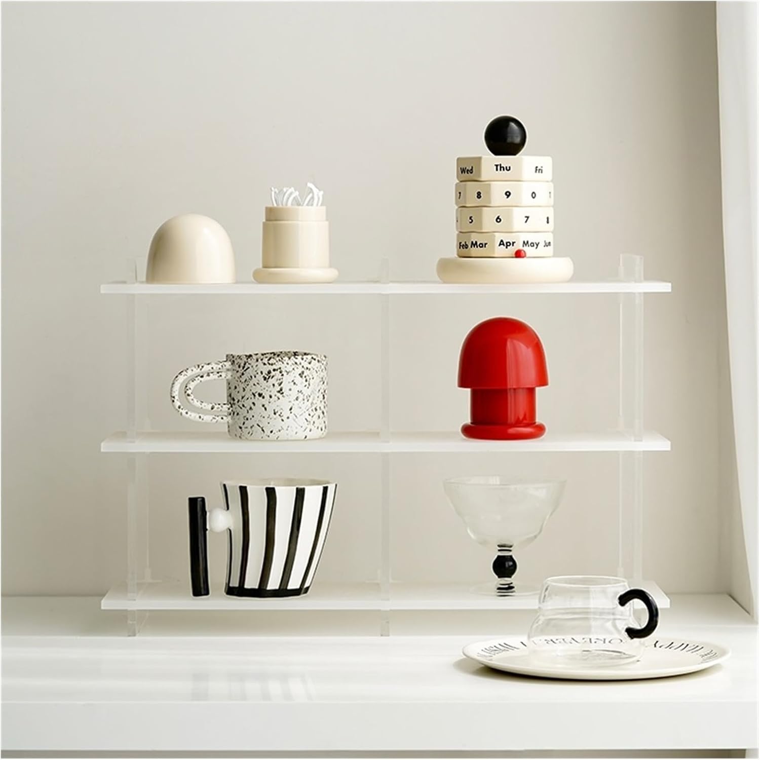 Toothpick Holders Toothpick Jar Creative Home Desktop Decoration Living Room Dining Room Dental Floss Cotton Swab Storage Box Tooth Pick Dispenser (Color : A+b)