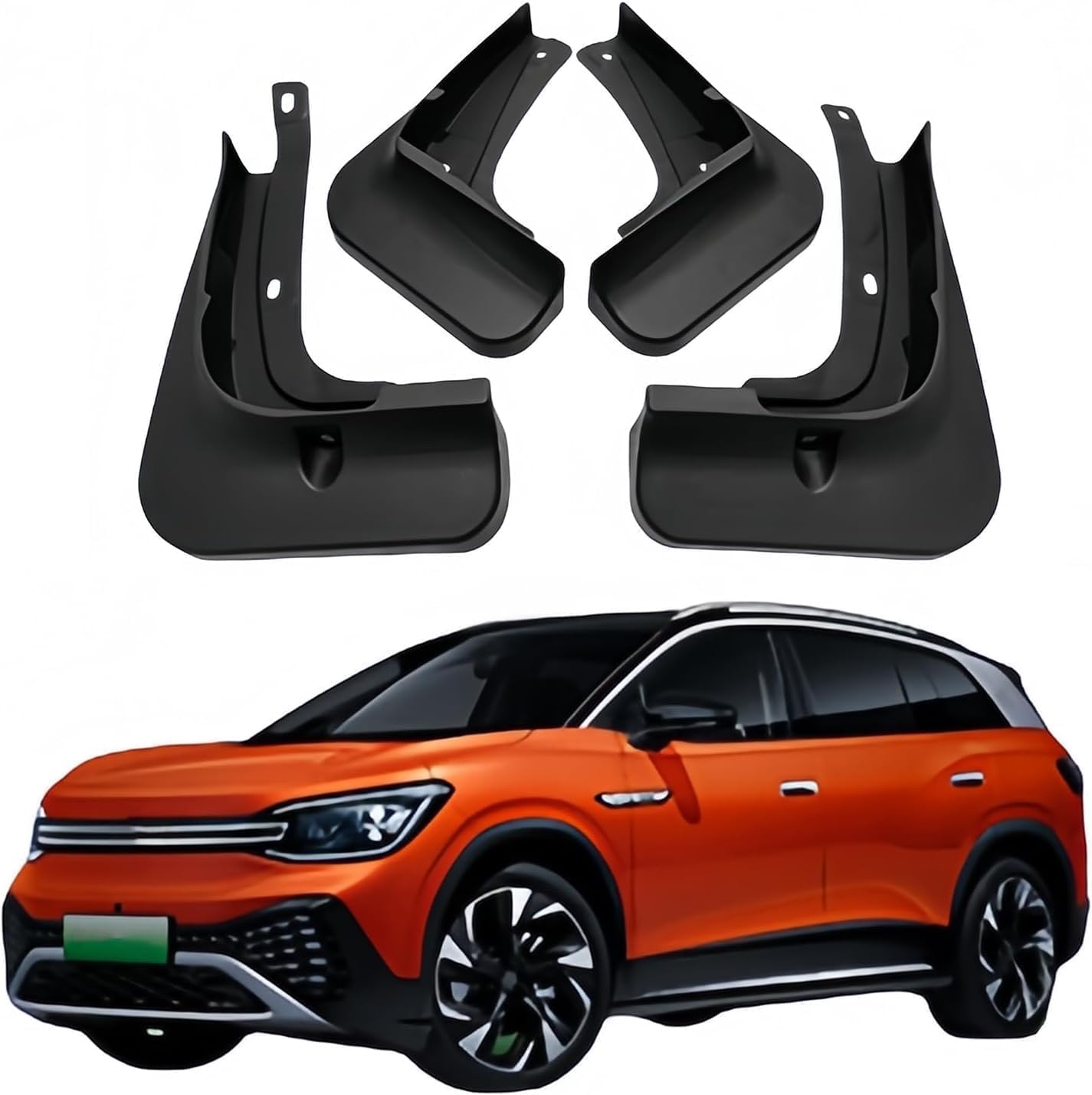 Bavettes Volkswagen ID6 Crozz 2021-2025 avec fixations incluses - 7
