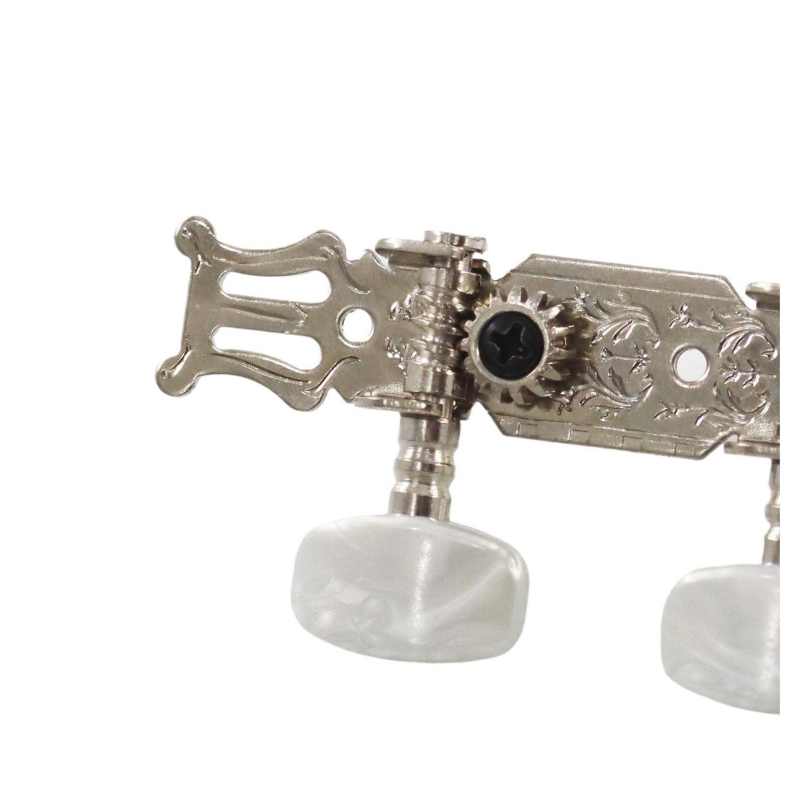 1 par de clavijas de afinación de guitarra clásica 3L3R, afinadores, cabezales de máquina, piezas, accesorios(Chrome Set)