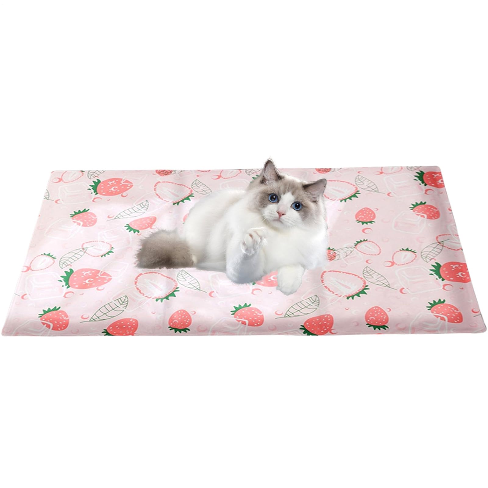 Lit rafraîchissant lavable pour chat avec matelas portable confortable