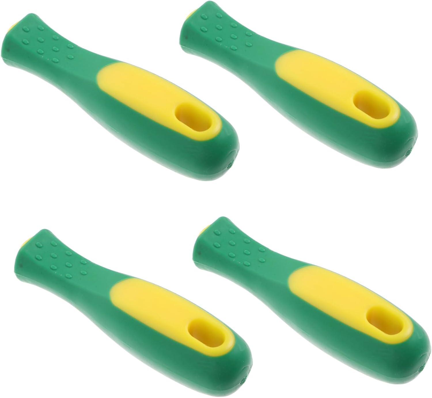 20pcs Ergonomic Rubber File Handles for Woodworking Tools Non- Grip Replacement for Files Comfortable Home Repair Accessories