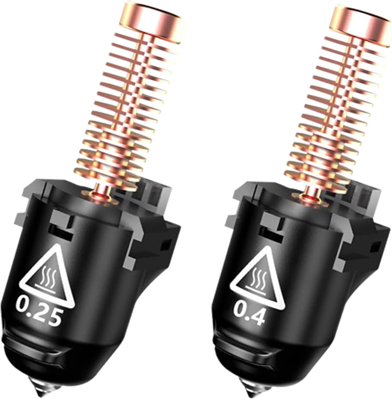 Original 3D Printer Nozzle 0.25mm 0.4mm for FLASHFORGE Adventurer 5M Hotend,3S Quick Detachable Nozzle,Up to 280℃ High Temp 32mm³/s High Flow Nozzle,Adventurer 5M Pro Nozzles Kit