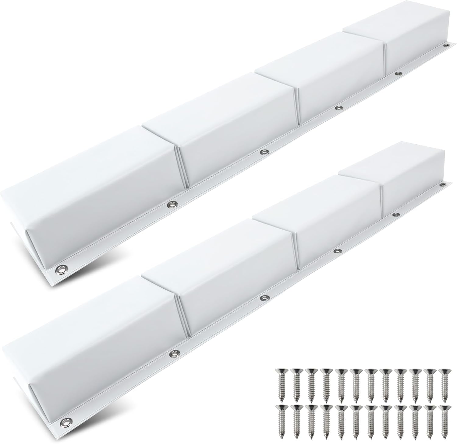 Dock Bumpers, 48'' Boat Dock Bumper Guards Marine Boat Bumpers for Docking, Dock Fender Bumper for Dock Edge, Corner, Piling, Vertical Poles, Horizontal Deck or Pier Fenders