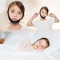 Vista 8 de Correa de barbilla antironquidos, correa de barbilla de tamaño pequeño para ronquidos, reduce los ronquidos, dispositivo transpirable antironquidos