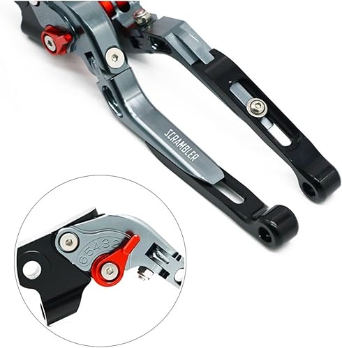 Miniatura 3 de Accesorios de motocicleta Palancas de embrague de freno plegables ajustables extensibles para Ducati Scrambler 2006-2016 ScramblerStreet Desert Sled