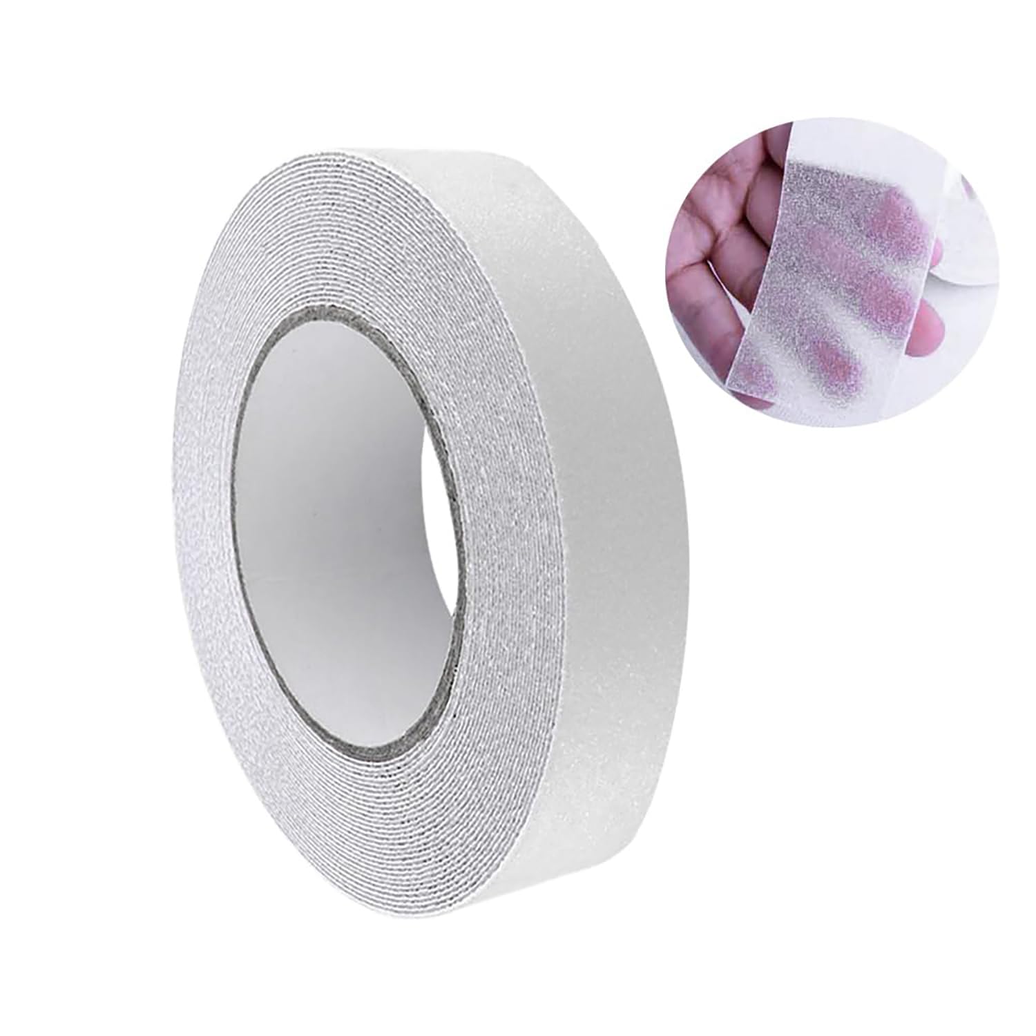 Nastro Antiscivolo Trasparente 10m X 2cm - PVC Adesivo Per Scale Interno/Esterno - Foto 8