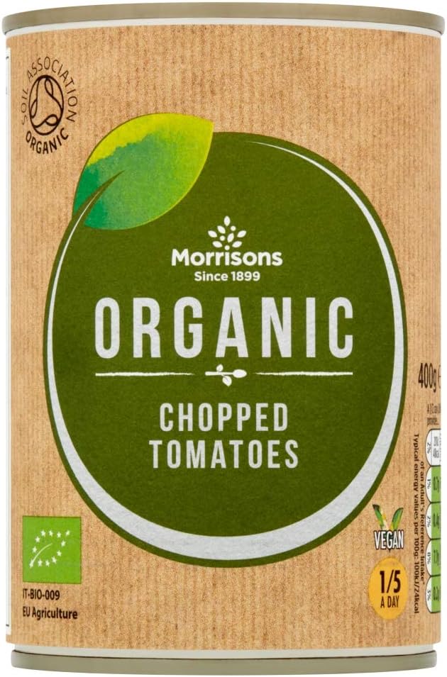 Morrisons Organic Chopped Tomatoes, 400g Amazon.co.uk Grocery