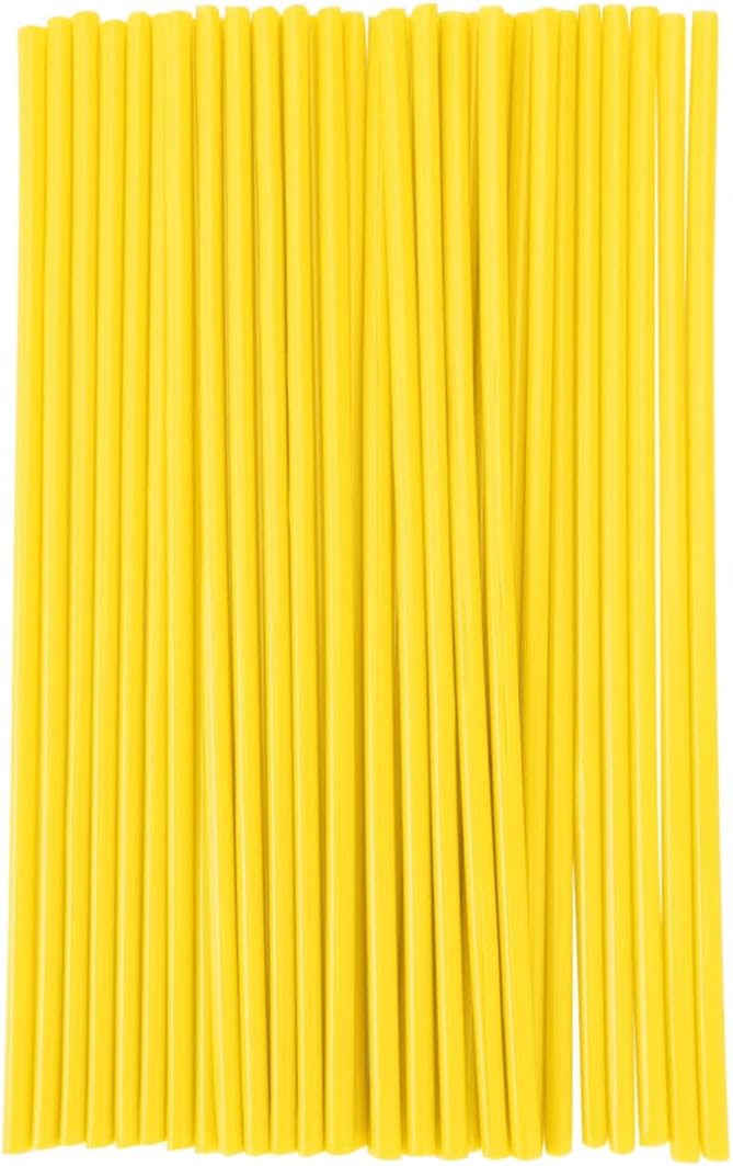 Yellow PE Spoke Protectors 72Pcs for Dirt Bike and Bicycle Wheels | Compact Practical Fit, Easy Installation, Ultra Lightweight Design, Stylish Rim Accent, Attached without Extra Burden