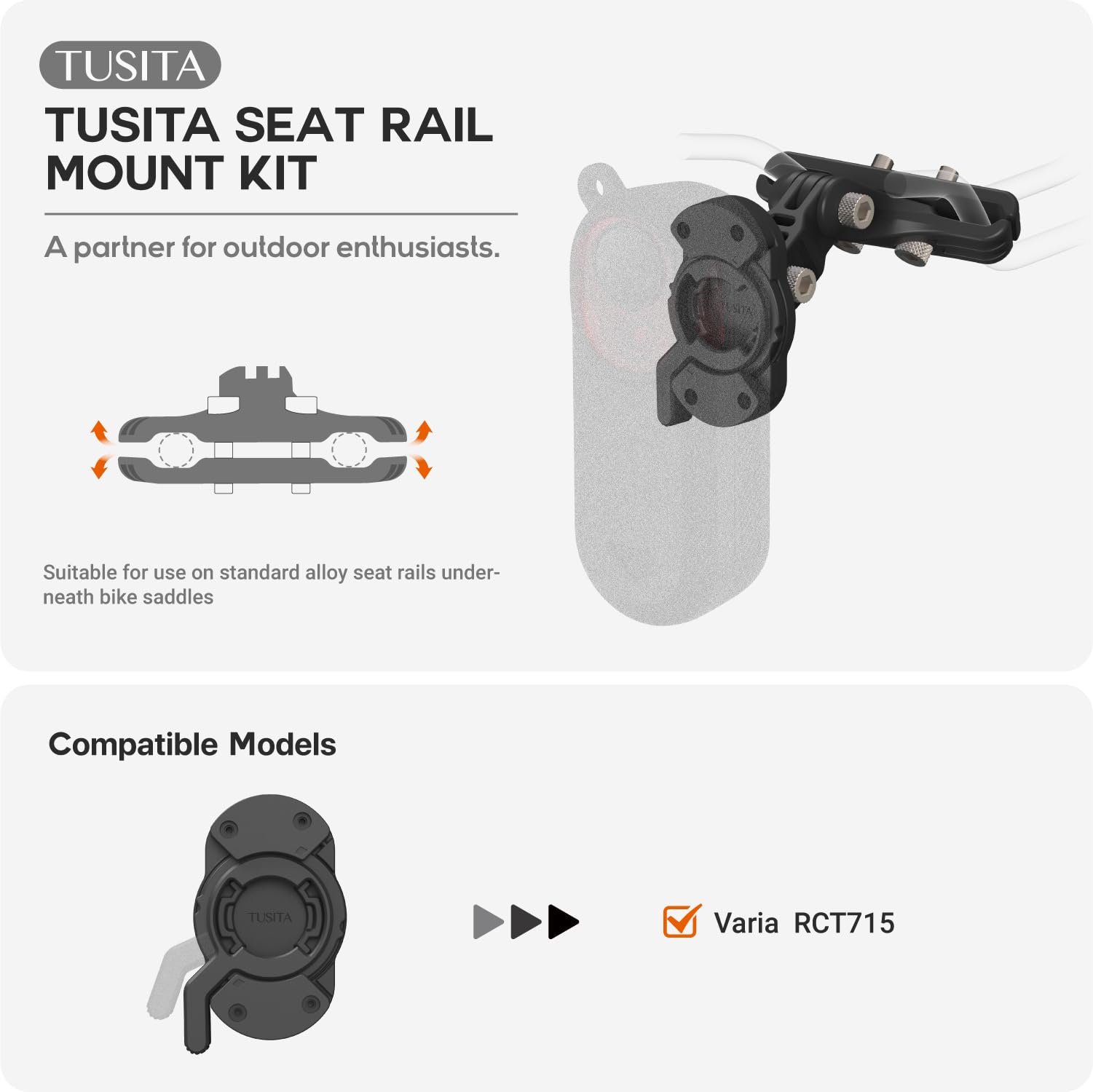 Amazon.com: TUSITA Seat Rail Mount Kit Compatible with Garmin