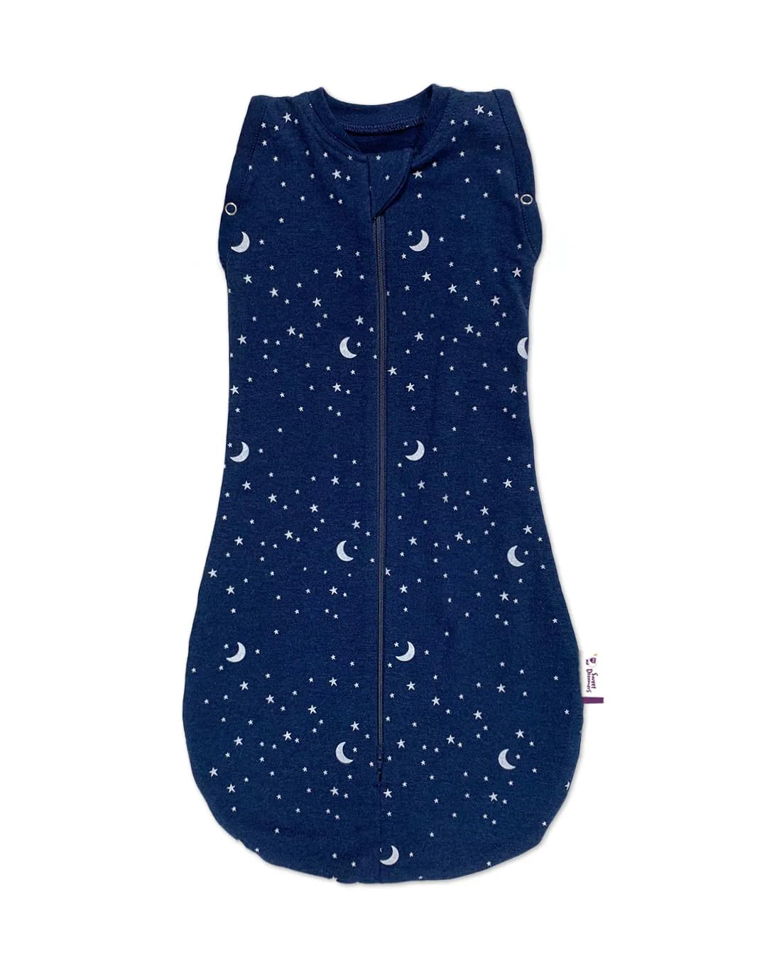 Sweet Dreamers, Baby Sleep Bag, Blue Moon and Stars, 3-12 Months