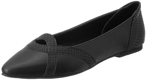 Women's Black Ballet Flats (4 UK/ 37 Euro)