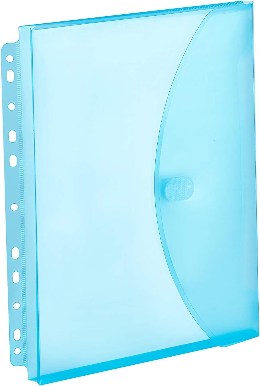 FANWU 10 Pack Assorted Color Expandable Poly Binder Pocket, 3/4-inch Gusset, Letter Size, 11 Holes Punched, Index Dividers Pocket Folders Plastic Envelopes Clear Document Folders for Ring Binder : Office Products