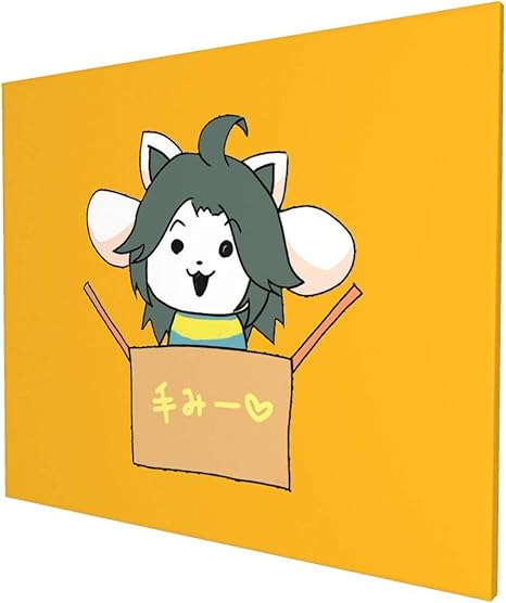 Amazon Co Jp 50 60cm アンダー テール テミー イラスト 2 フレームレス 装飾画 高級簡約 客間 玄関 飾りをつける 個性 インテリア 絵 ハイビジョン 写真 壁掛け 横 ホーム キッチン
