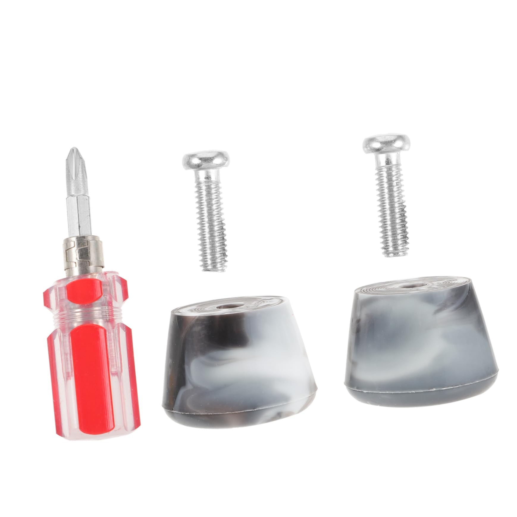 TOYANDONA Les Plaquettes de Frein Patins à Rouleaux Adultes Double vis Plaquettes de Frein pour Patins à roulettes butées de Frein de Rechange Accessoires à Roller Unité Centrale