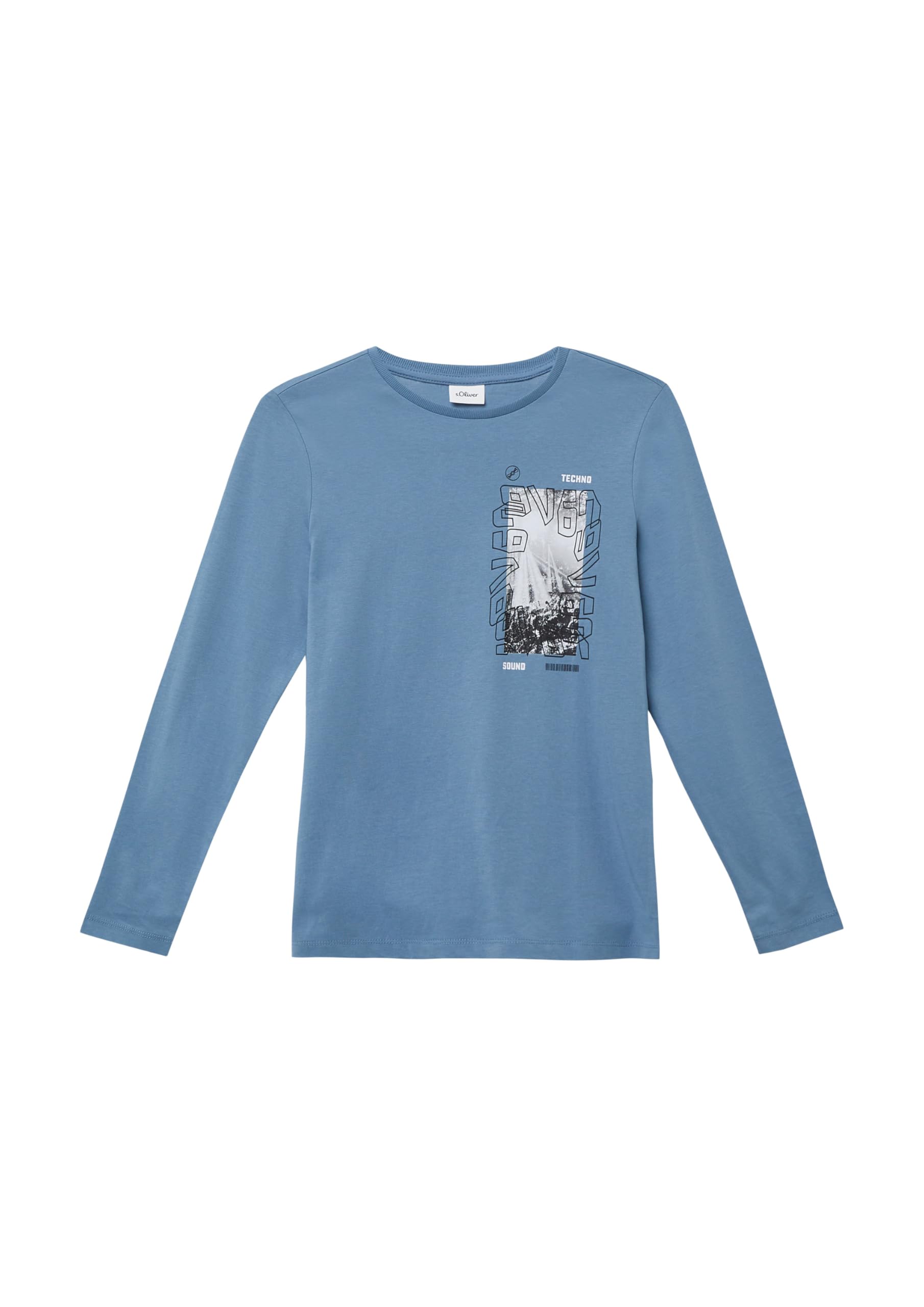 T-Shirt mit All-over-Print - limettengrün | s.Oliver