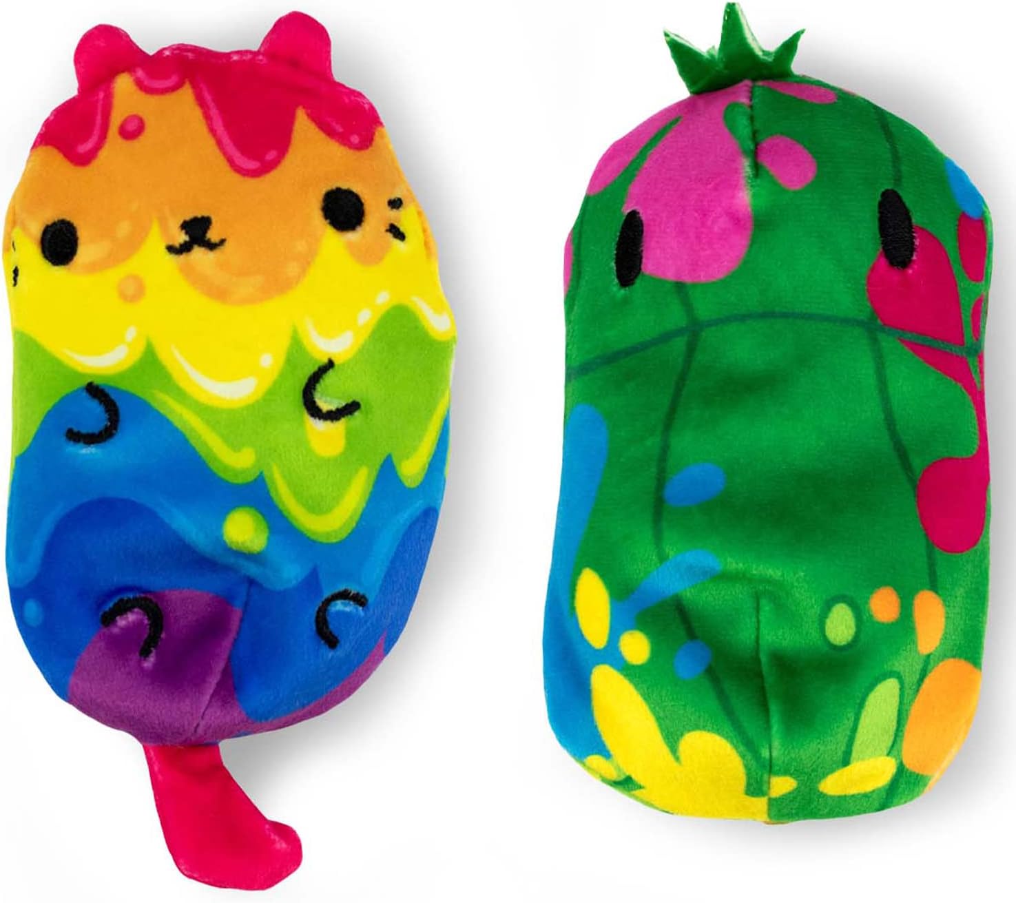 Cats vs Pickles - Splat & Prisma Paws - 2pk - 4" Bean Filled Plushies!
