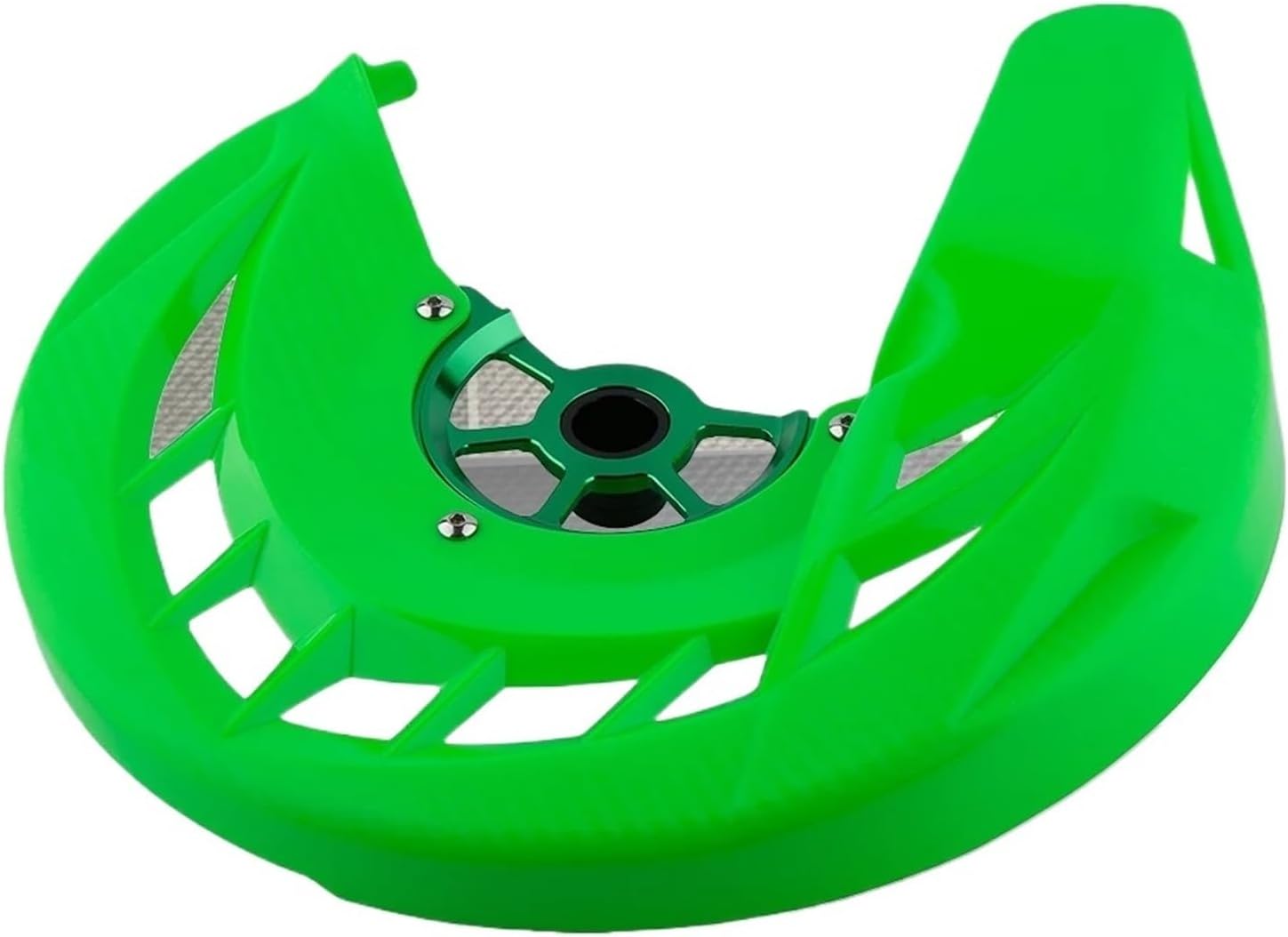 20mm rcycle Front Brake Disc Guard Fit for Kawasaki KX125 KX 125 250 250F KX250 KX250F KX450F KLX450R KLX 450R Pit Bike(20mm Green)