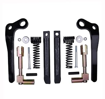 JEENDA Bob-Tach Left and Right Hand Lever Kit 6724776 6724775 for Bobcat 751 753 763 773 7753 863 873 S130 S220 S250 S300 A220 A300 S100 S130 S150 S160 T110 630 631 632 641 642 643 645