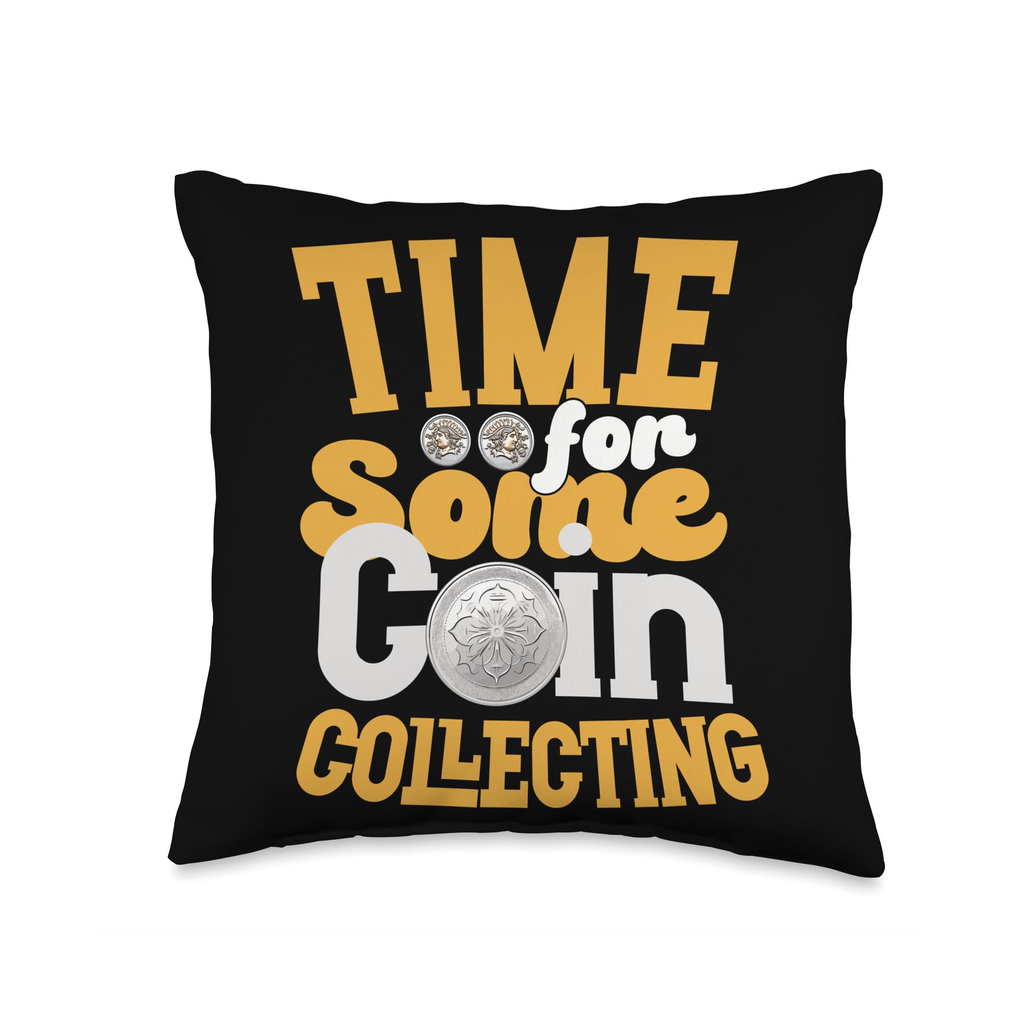 Numismatist Funny Rare Coin Collection Owner Numismatics Throw Pillow