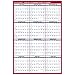 AT-A-GLANCE Academic Year Erasable Calendar, July 2016-June 2017, Vertical/Horizontal, 2-Sided, 48