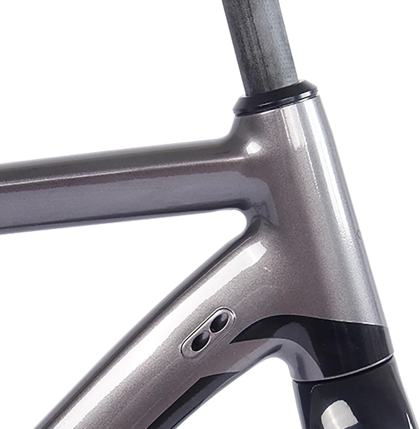 Road Bike Frameset Gravel Bike Frame, 46/48/50/52cm Road Bike Frameset, Gravel Road Bike Frameset, Lightweight Disc Brake Frame Set Thru Axle Internal Routing(Yellow,46cm)