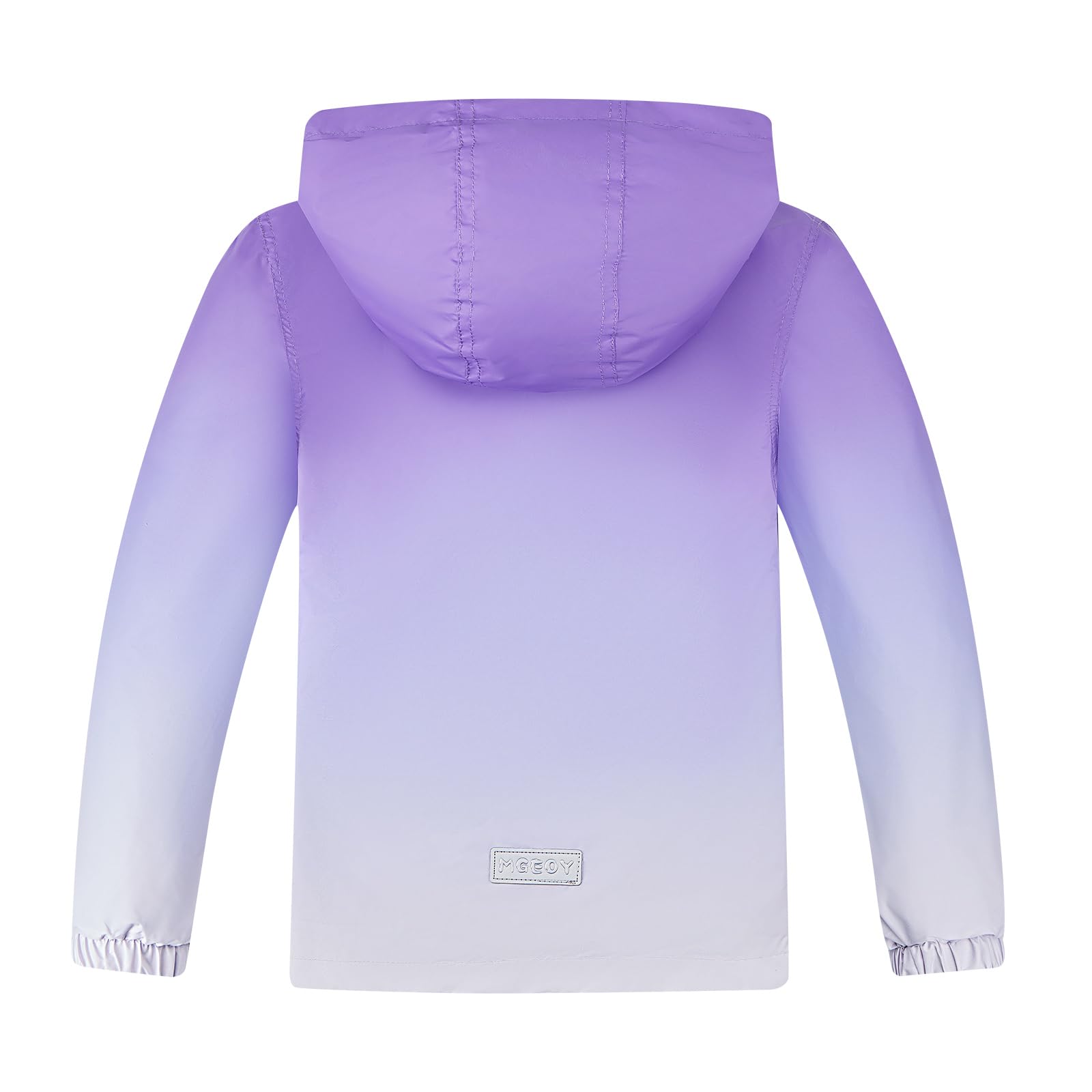 Veste de pluie imperméable à capuche pour filles, manteau de pluie léger doublé de coton pour enfants, 4 à 12 ans