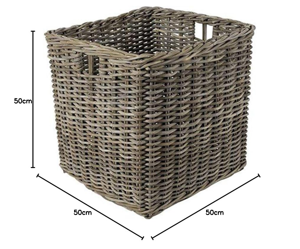 LVA - Cache-Pot en rotin Gris GM