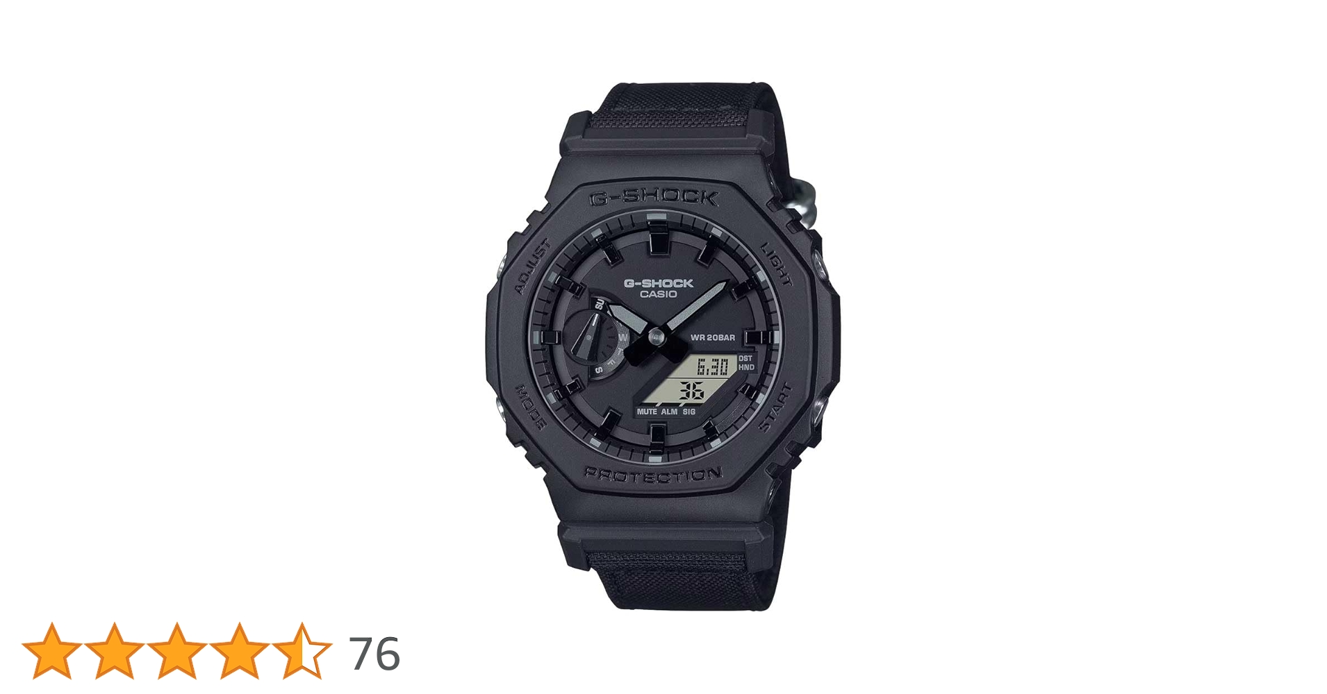 Casio Unisex's Analogue-Digital Quartz Watch with Fabric