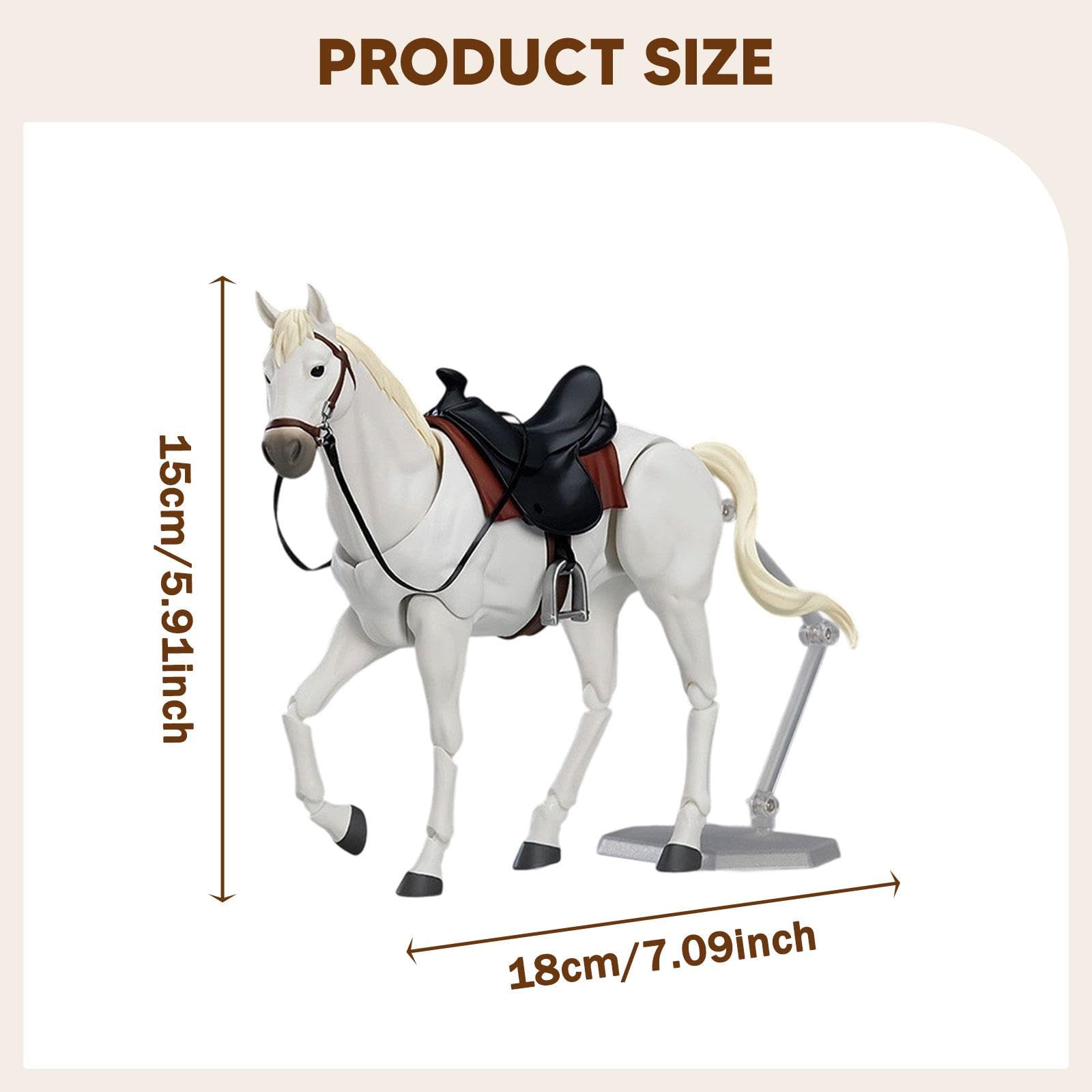 Amazon.co.jp: Deevoka 馬のフィギュア模型馬の置物シミュレーション