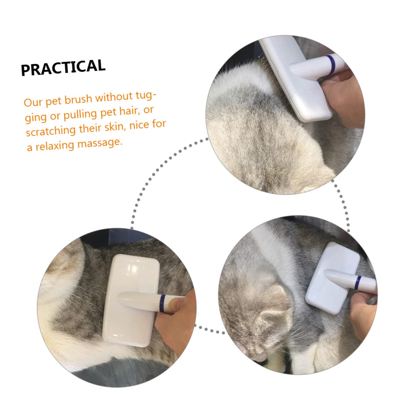 BESPORTBLE Brosse et Peigne pour Chien Anti-mue Toilettage Démêle Poils Morts et Nœuds et Simple