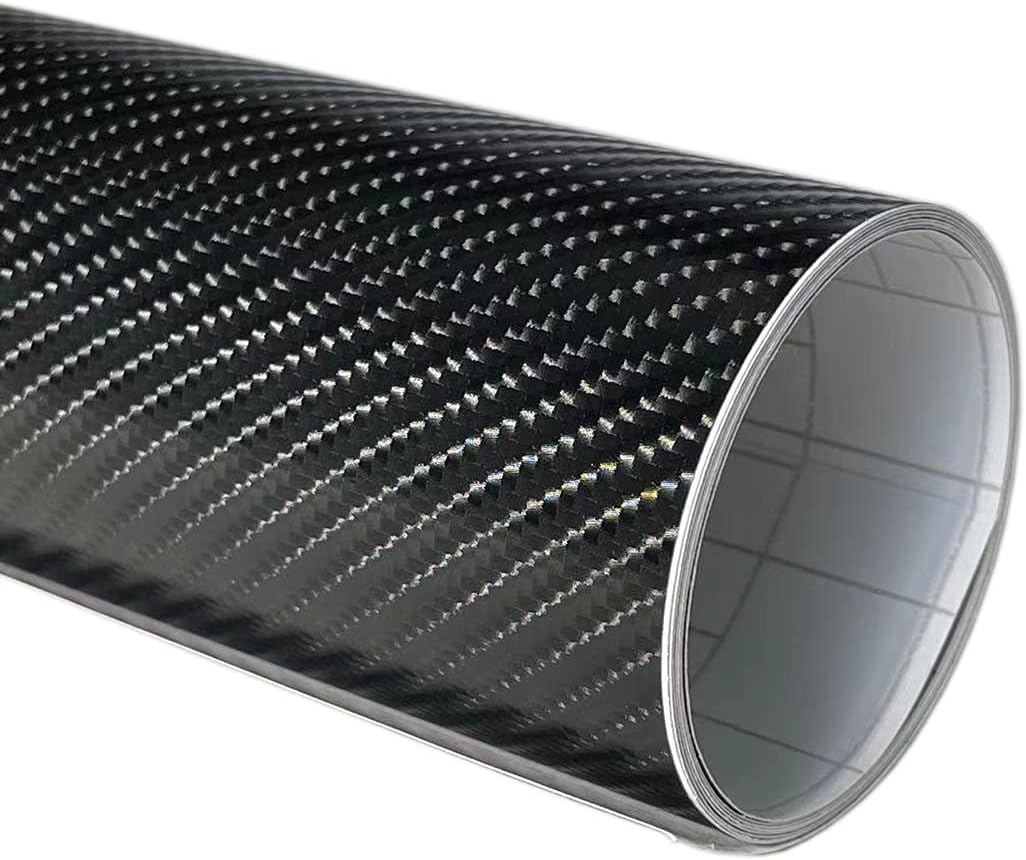 4D realistic carbon sheet 152cm x 100cm seal sticker black black high-grade TARO WORKS